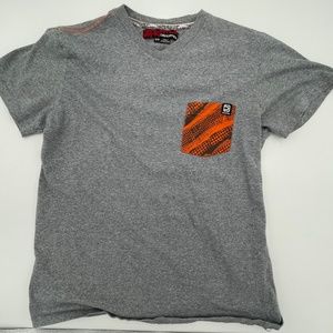 Distortion T-Shirt Grey size 14/16